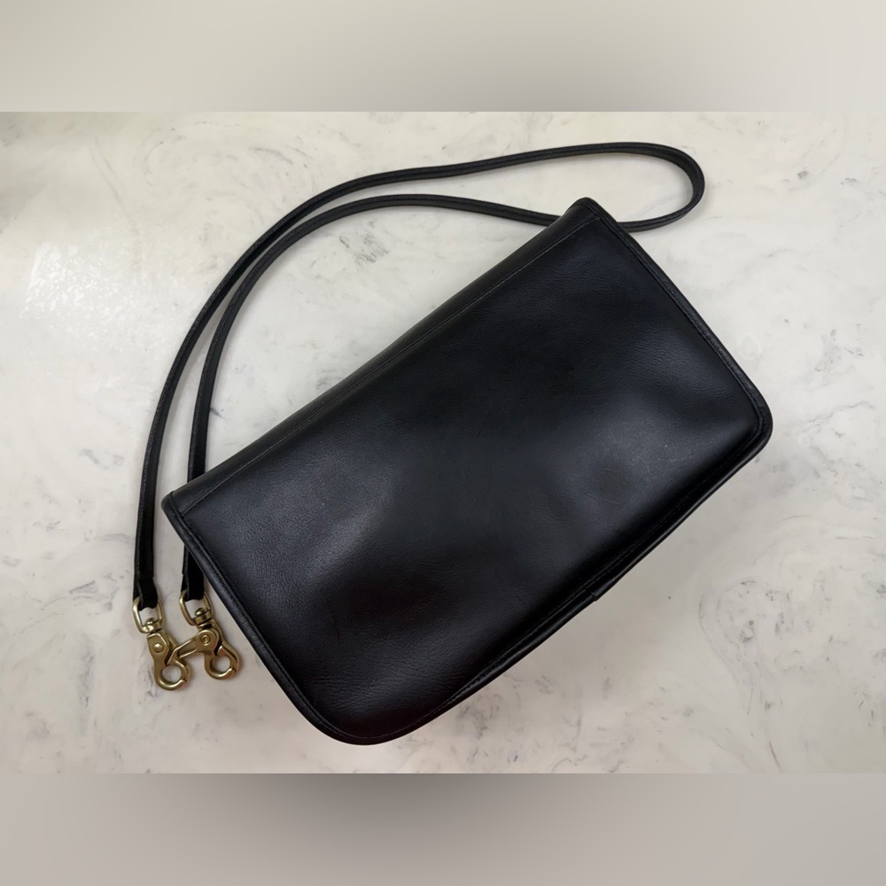 Vintage Coach Convertible Clutch style102 Turnlock Crossbody - Made in USA - Picture 7 of 12